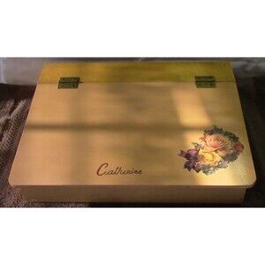 Vintage Lap Desk / Table Top Desk / Wooden Writing Box /Portable Desk